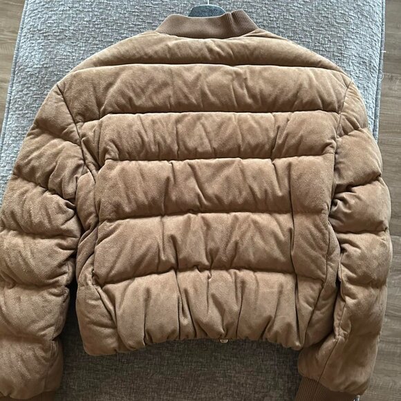 Moncler Women's Tan and Brown Jacket - Picture 3 of 4